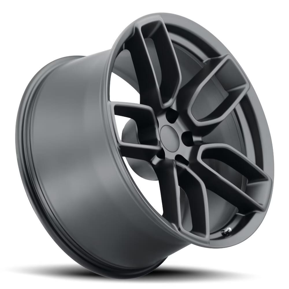 FR 74 – DODGE WIDEBODY REPLICA WHEELS-Satin Black 20x10.5 5x115 + -9 HB 71.5