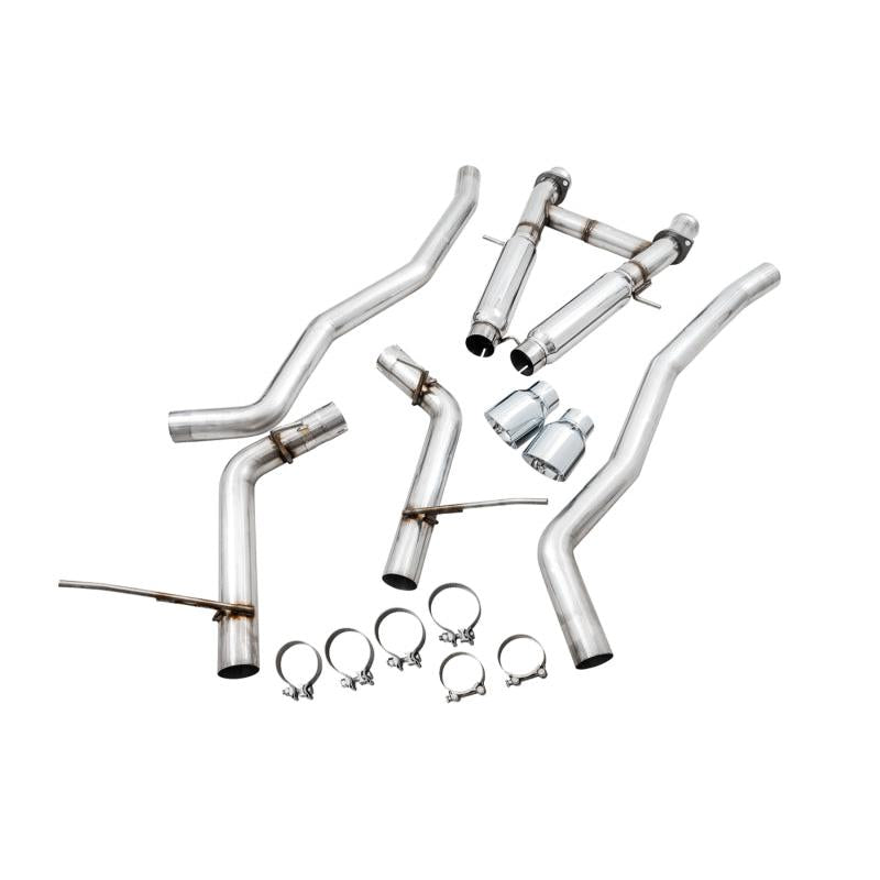 AWE Tuning 2020 Jeep Grand Cherokee SRT Track Edition Exhaust - Chrome Silver Tips-SR1 Performance