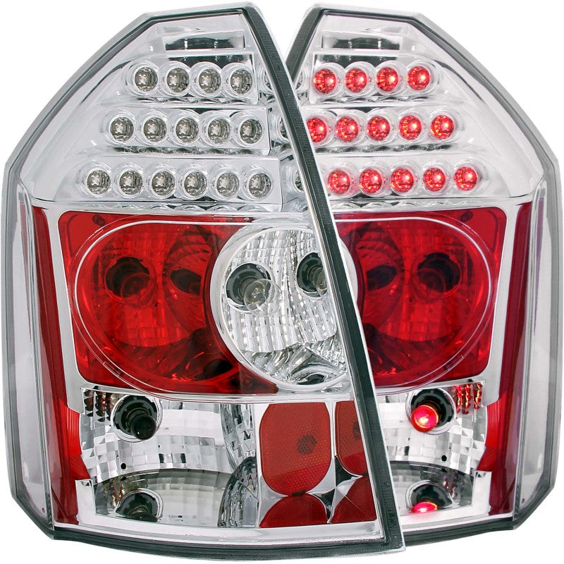 ANZO 2005-2007 Chrysler 300C LED Taillights Chrome-SR1 Performance