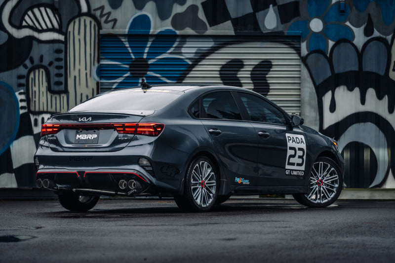 MBRP 2022-2023 Kia Forte GT 1.6L Turbo2.5in Axle-Back Dual Split Rear w/ Quad Carbon Tips-SR1 Performance