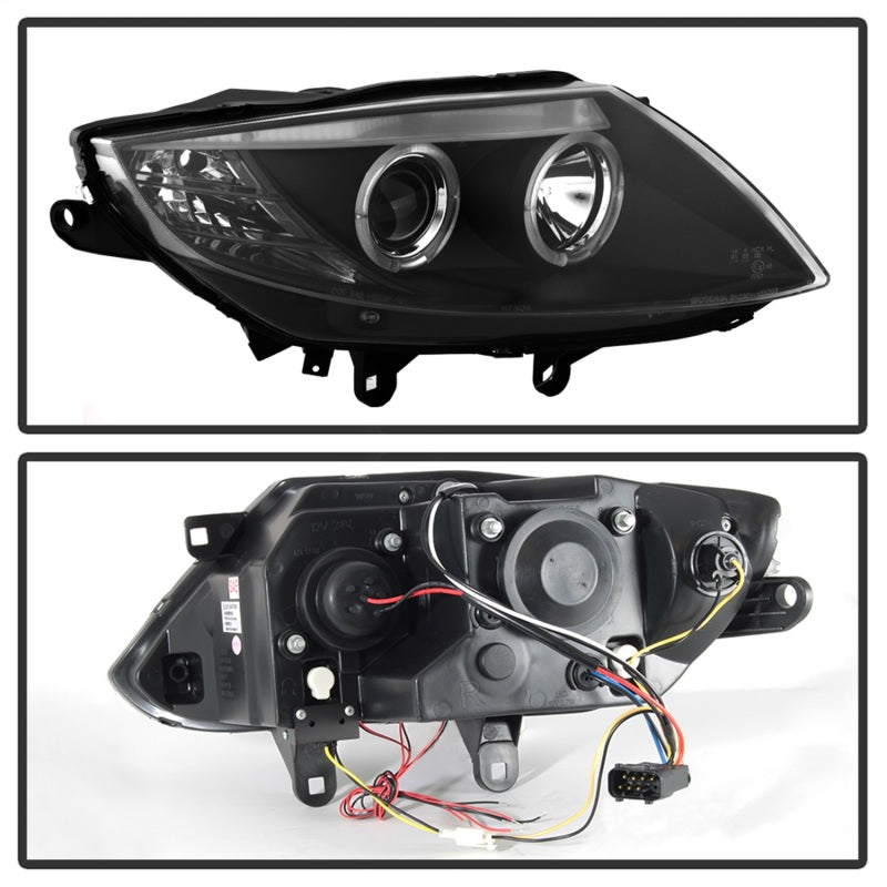 Spyder BMW Z4 03-08 Projector Headlights Halogen Model Only - LED Halo Black PRO-YD-BMWZ403-HL-BK-SR1 Performance