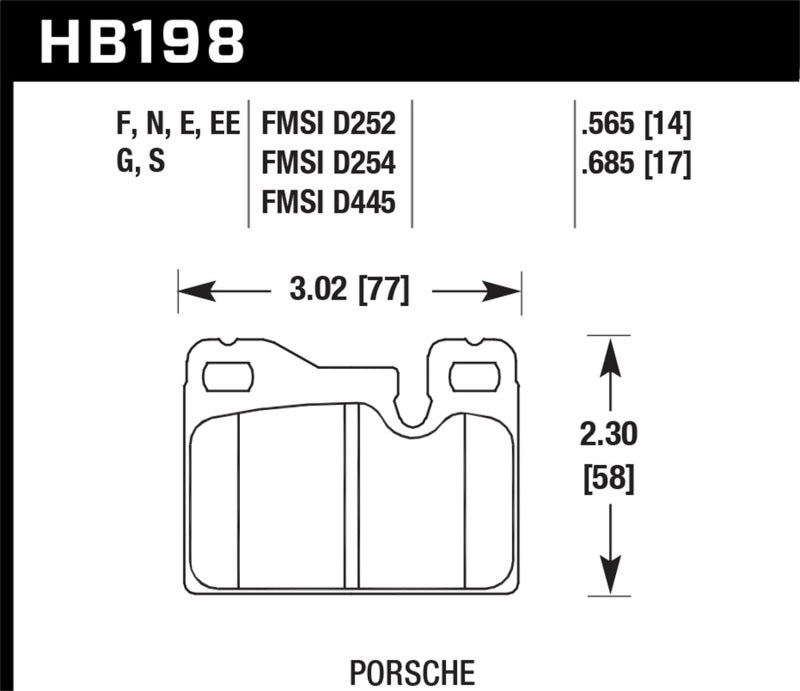 Hawk HPS Street Brake Pads-SR1 Performance