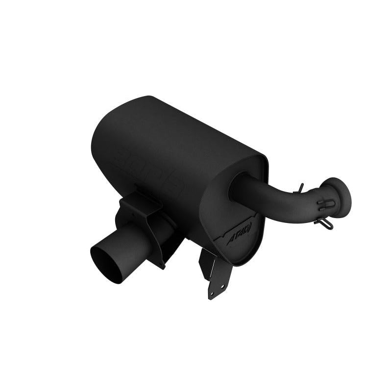 Borla 15-22 Can-Am Maverick X3 900cc Triple Turbo Auto Manifold-Back Exhaust Atak Muffler-SR1 Performance