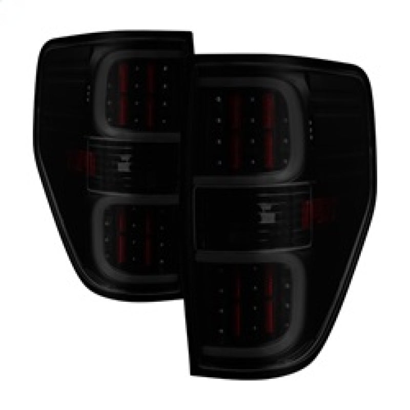 xTune Ford F150 09-14 LED Tail Lights - Black ALT-ON-FF15009-LBLED-BSM-SR1 Performance