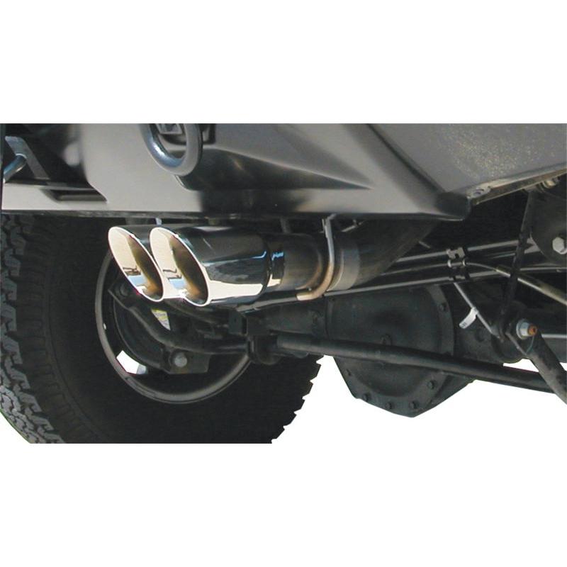 Corsa 2003-2006 Hummer H2 6.0L V8 Polished Sport Cat-Back Exhaust-SR1 Performance