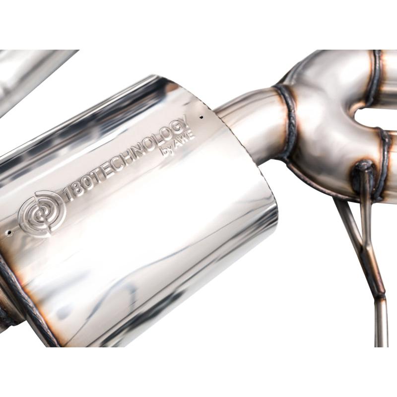 AWE Tuning 19-21 Porsche Macan 3.0T/2.9TT Touring Edition Catback Exhaust w/ Chrome Silver Tips-SR1 Performance