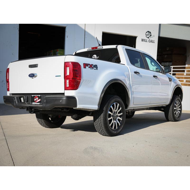 aFe Rebel Series 3in 304 SS Cat-Back Exhaust Side Exit w/ Polished Tips 19 Ford Ranger L4-2.3L (t)-SR1 Performance