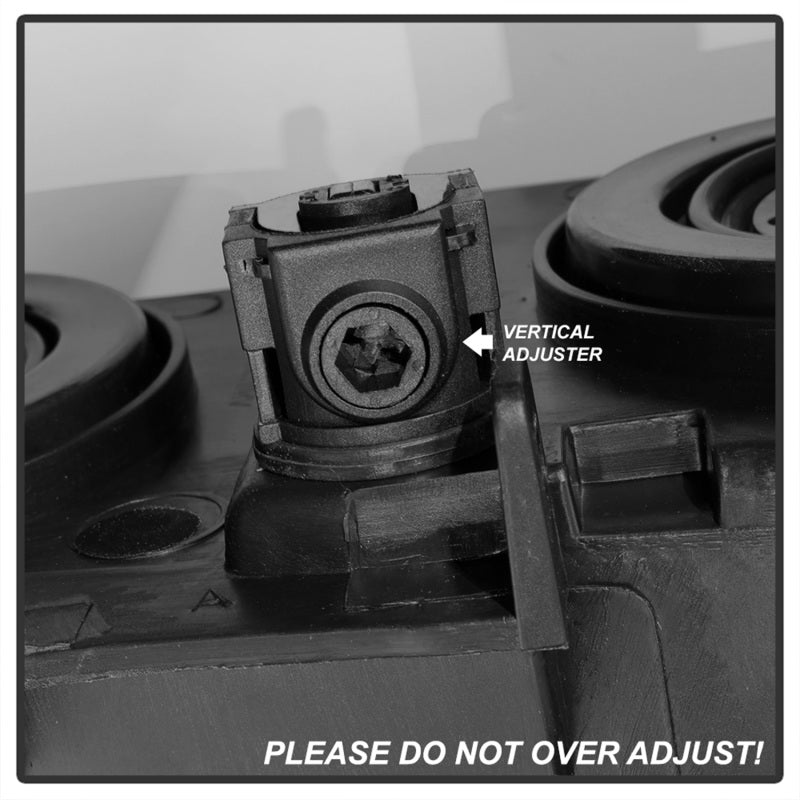 Xtune Chevy Silverado 2500HD 03-06 Crystal Headlights w/ Bumper Lights Black HD-JH-CSIL03-AM-BK-SET-SR1 Performance