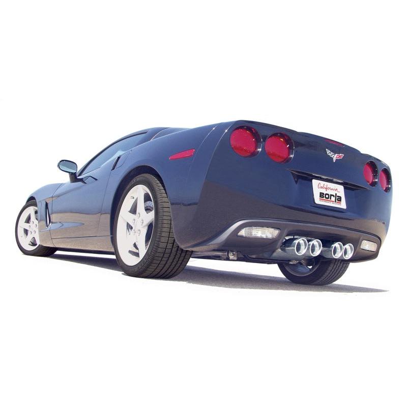 Borla 05-08 Corvette Coupe/Conv 6.0L/6.2L 8cyl 6spd RWD Touring SS Exhaust (rear section only)-SR1 Performance