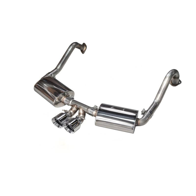 AWE Tuning Porsche 981 Performance Exhaust System - w/Chrome Silver Tips-SR1 Performance