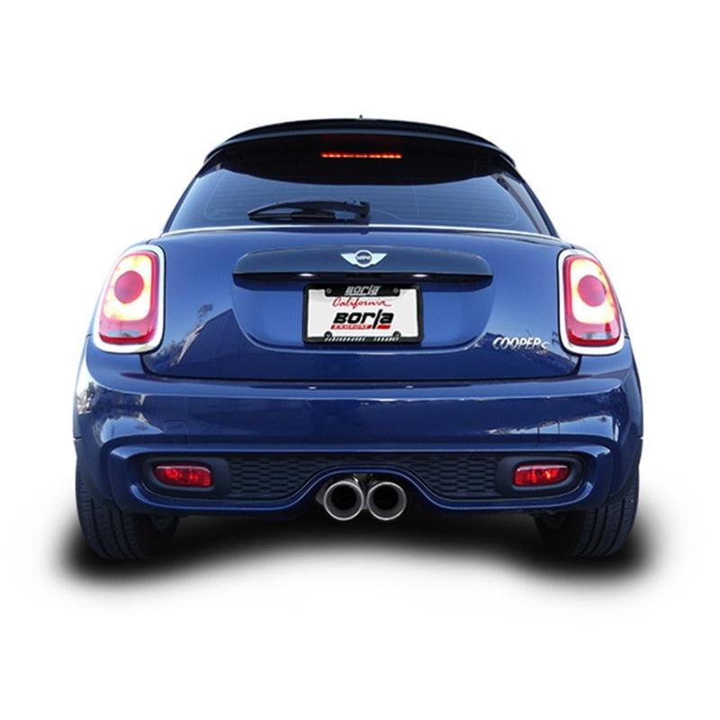 Borla 14-15 Mini Cooper S F56 2.0L Turbo AT/MT FWD 2DR 2.5in Touring Rear Section Exhaust 4in Tips-SR1 Performance
