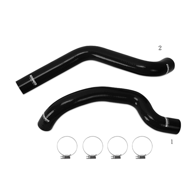 Mishimoto 07-11 Jeep Wrangler 6cyl Black Silicone Hose Kit-SR1 Performance