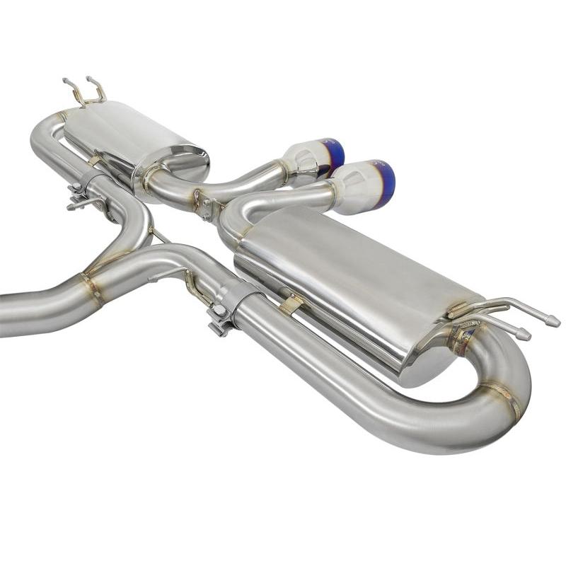 aFe Takeda 3in 304 SS Cat-Back Exhaust System w/ Blue Tips 2017 Honda Civic Si I4 1.5L (t)-SR1 Performance