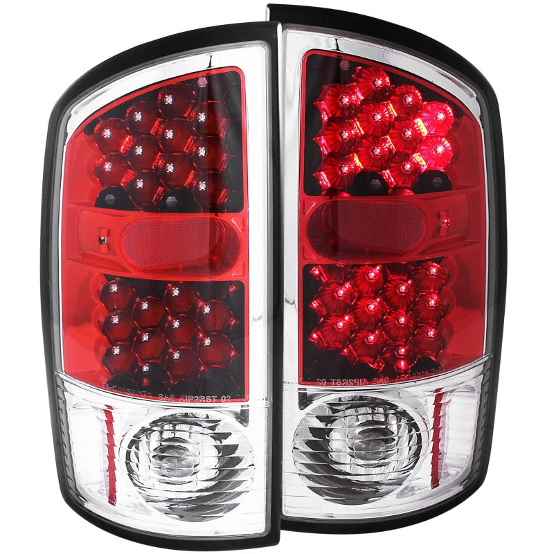 ANZO 2002-2005 Dodge Ram 1500 LED Taillights Red/Clear-SR1 Performance