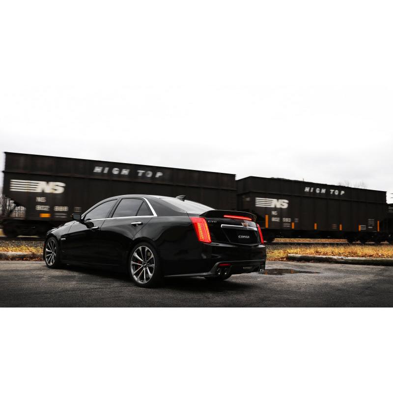 Corsa 2016-2019 Cadillac CTS-V 2.75in Inlet / 4.0in Outlet Black PVD Tip Kit (For Corsa ExhaustOnly)-SR1 Performance