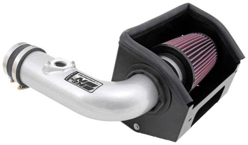 K&N 13 Subaru BRZ 2.0L / 13 Scion FR-S 2.0L Silver 69 Series Typhoon Intake-SR1 Performance