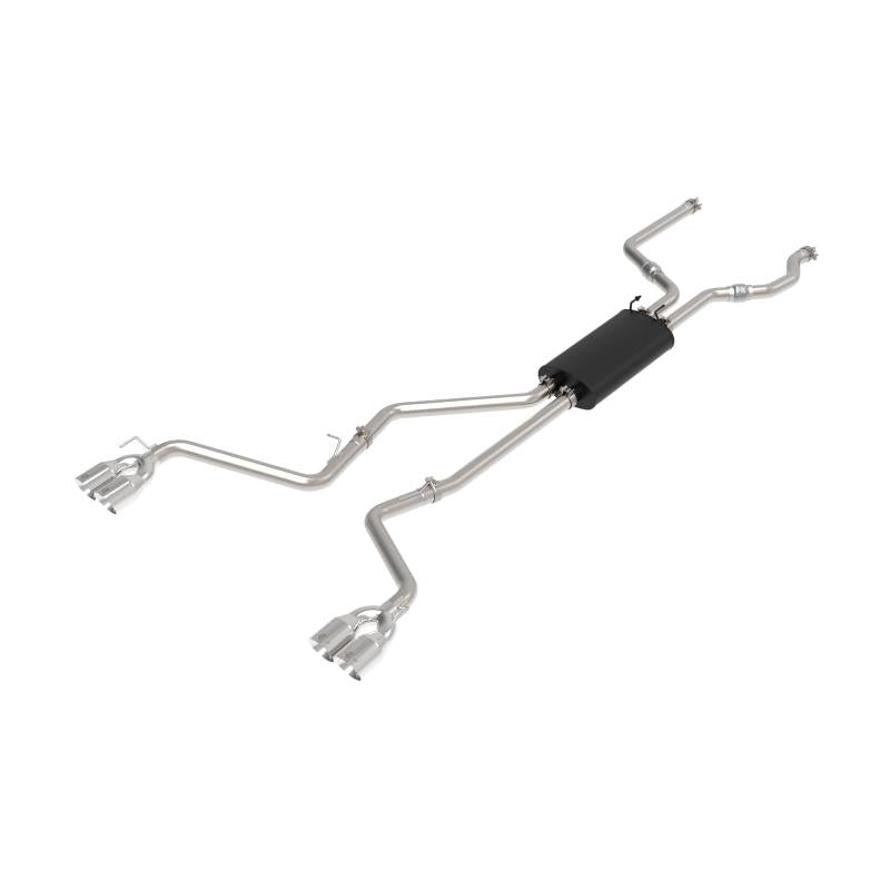aFe MACH Force-Xp 2.5in. 304 SS C/B Exhaust 20-21 Ford Explorer V6-3.0L - Polished Tip-SR1 Performance