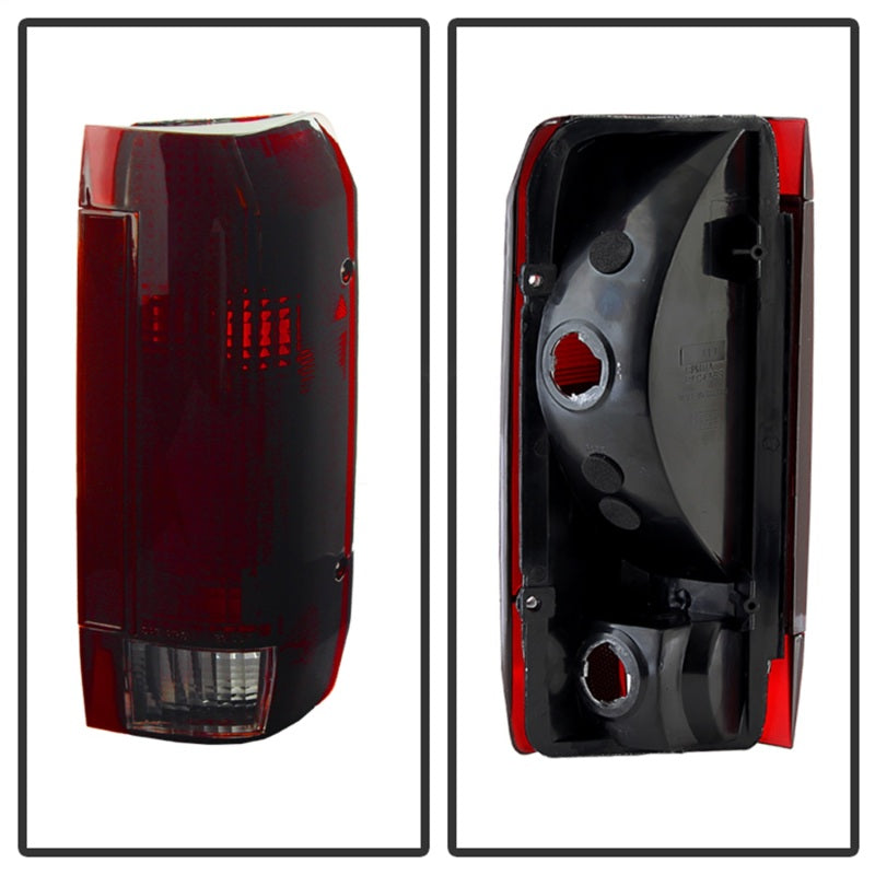 Xtune Ford Bronco F150 F250 F350 F450 92-96 OE Style Tail Lights Red Smoked ALT-JH-FB92-OE-RSM-SR1 Performance