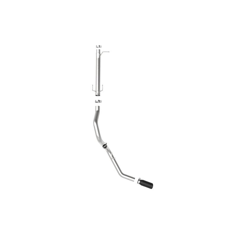 aFe Apollo GT Series 3-1/2in 409 SS Axle-Back Exhaust 17-20 Ford F-250/F-350 Black Tips w/o Muffler-SR1 Performance