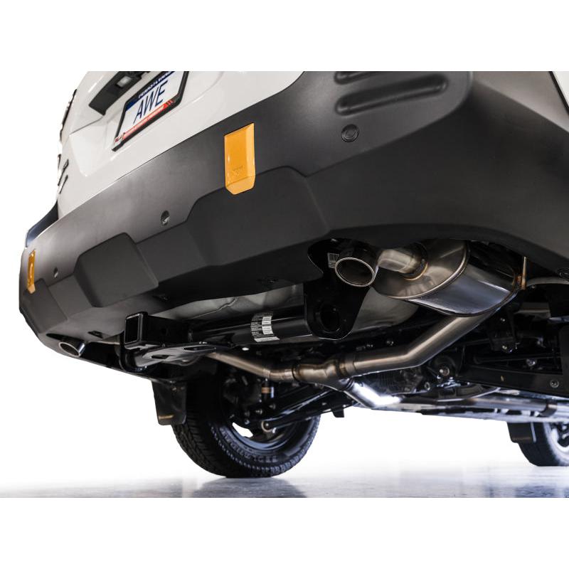 AWE 2020-2025 Subaru Outback (Wilderness & XT) 0FG Catback Exhaust w/Dual BashGuards-SR1 Performance
