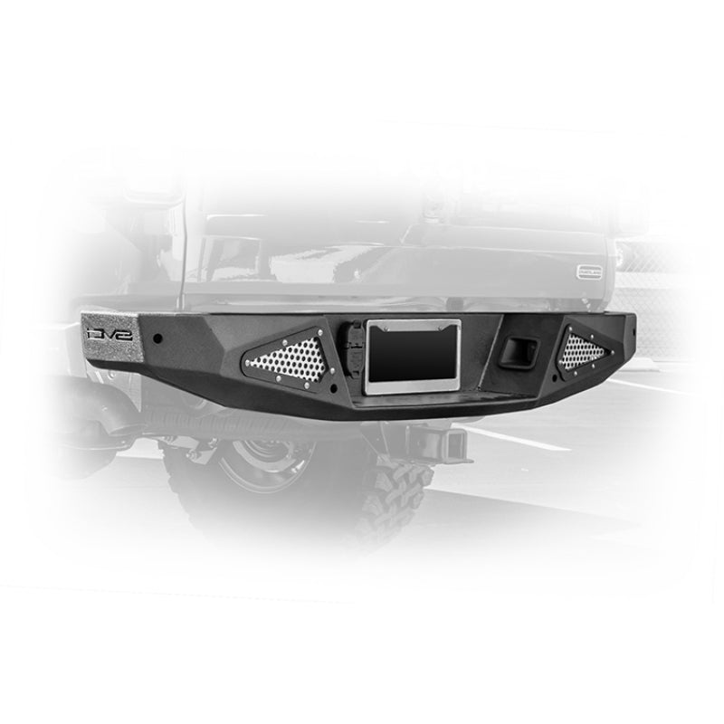DV8 Offroad RBGL-01 Jeep Gladiator Rear Bumper – High Clearance, Textured Black Powdercoat
