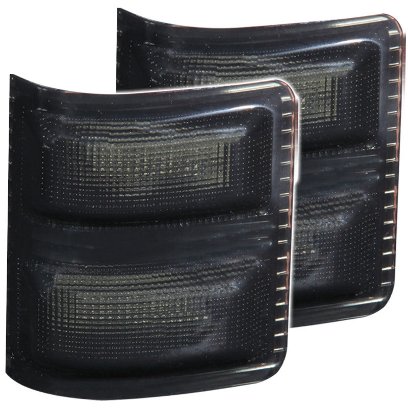 ANZO LED Mirror Lights 2008-2015 Ford F-250 LED Mirror Lights Smoke w/ Amber LED-SR1 Performance