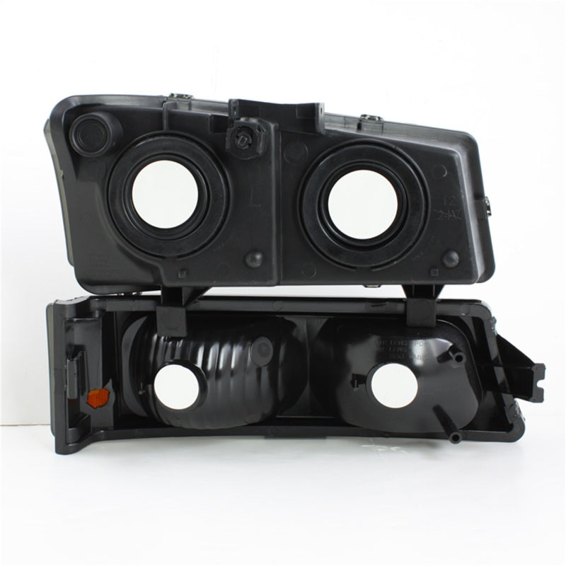Xtune Chevy Silverado 2500HD 03-06 Crystal Headlights w/ Amber Lights Smoke HD-JH-CSIL03-AM-SM-SET-SR1 Performance