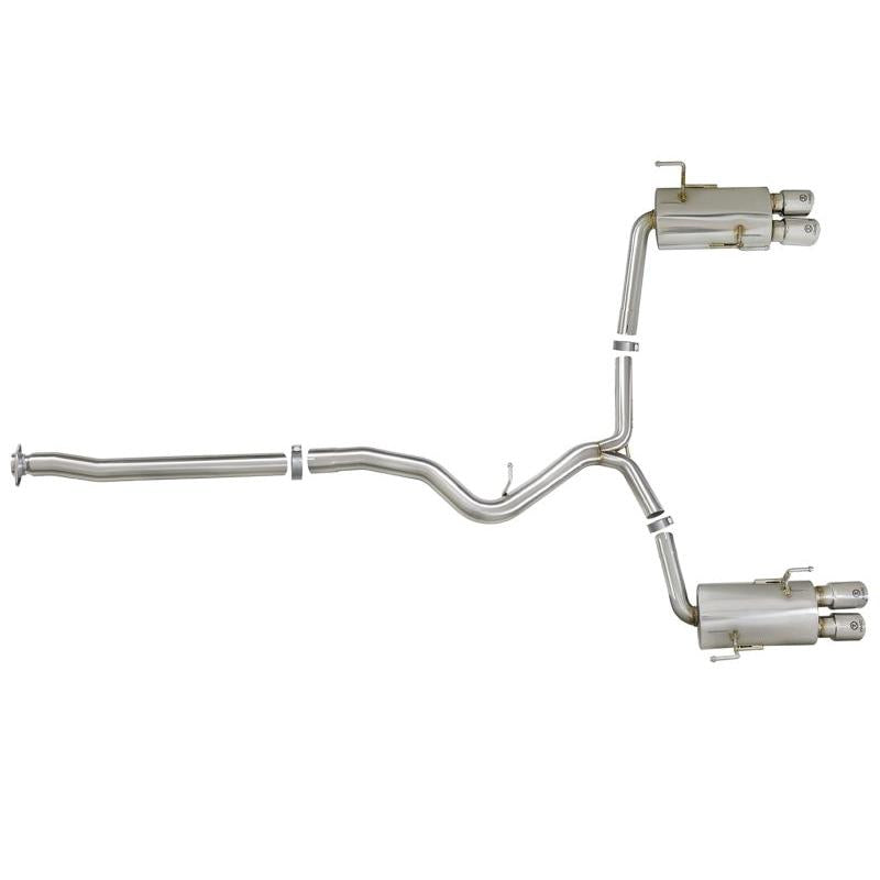 aFe Takeda 3in SS Exhaust Cat-Back 15-16 Subaru WRX/STI 2.0L/2.5L Polished Tips-SR1 Performance