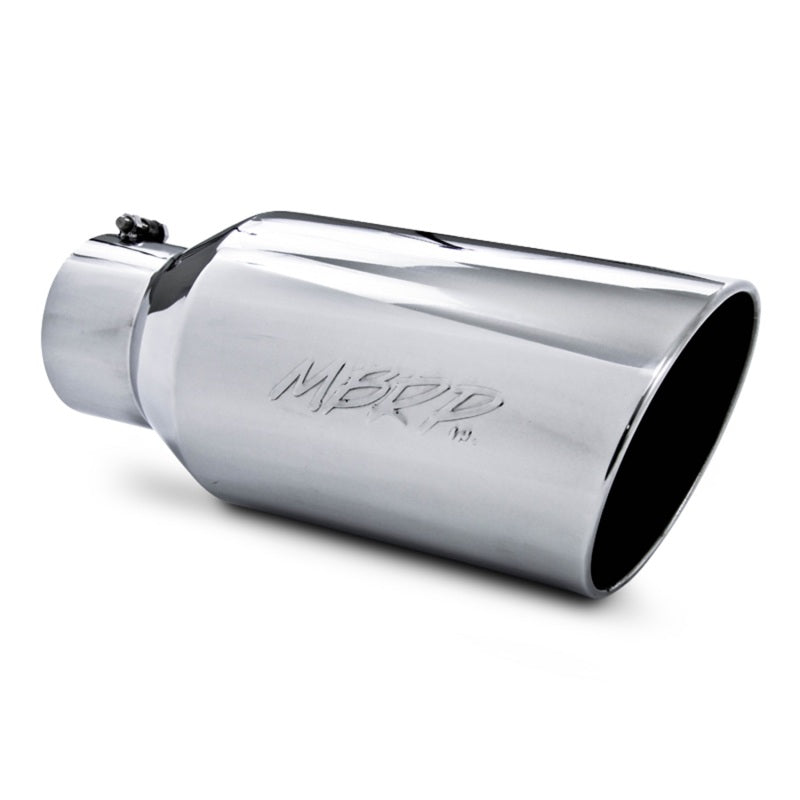 MBRP Universal Tip 8in OD Rolled End 5in Inlet 18in Length T304-SR1 Performance