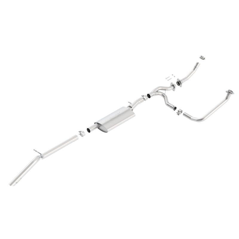 Borla 12-15 Jeep Wrangler 3.6L V6 Auto/Manual Trans Turndown Tip Dual Left Rear Exit Exhaust-SR1 Performance
