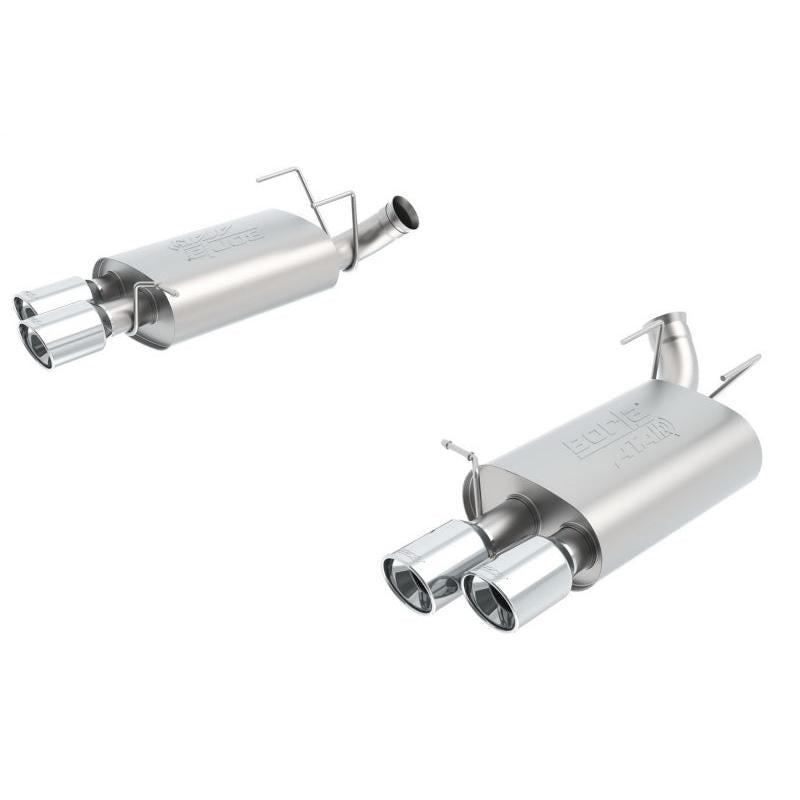 Borla 13-14 Mustang Shelby GT500 GT 5.8L V8 RWD Dual Split Rear Exit ATAK Exhaust Rear Section Only-SR1 Performance