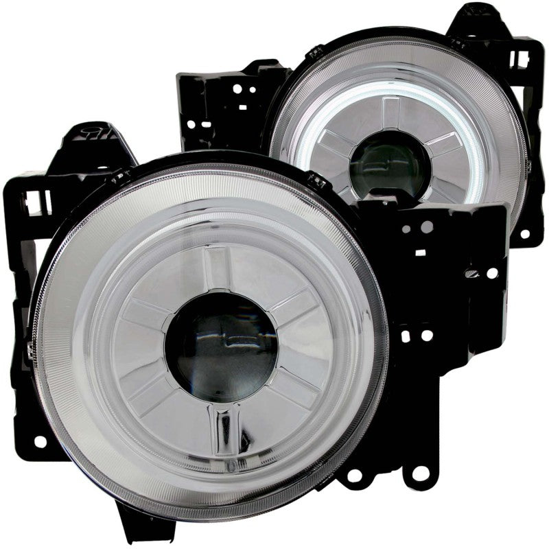 ANZO 2007-2013 Toyota Fj Cruiser Projector Headlights w/ Halo Chrome-SR1 Performance