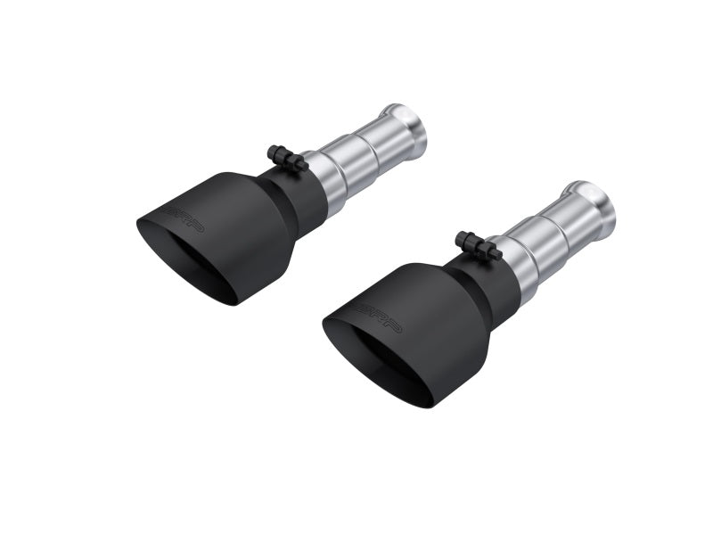 MBRP 19-24 Ram 1500 Classic 5.7L Hemi 5in OD Dual Wall Angle Cut T304 BLK CB Exhaust Tips - Pair-SR1 Performance