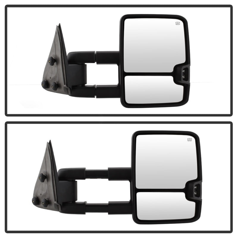 xTune Chevy Silverado 03-06 G2 Heated Smoke LED Signal Telescoping Mirrors MIR-CS03S-G2-PWH-SM-SET-SR1 Performance