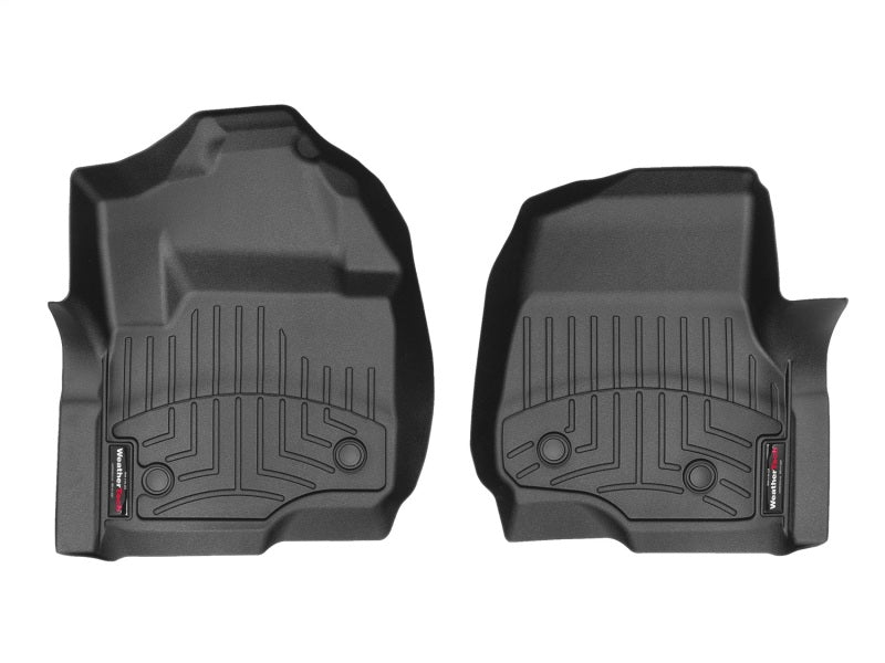 WeatherTech DigitalFit FloorLiner for Ford F-250/F-350 Super Duty 2017+ – Front Vinyl Floor Protector, Black (Part #4410511V)