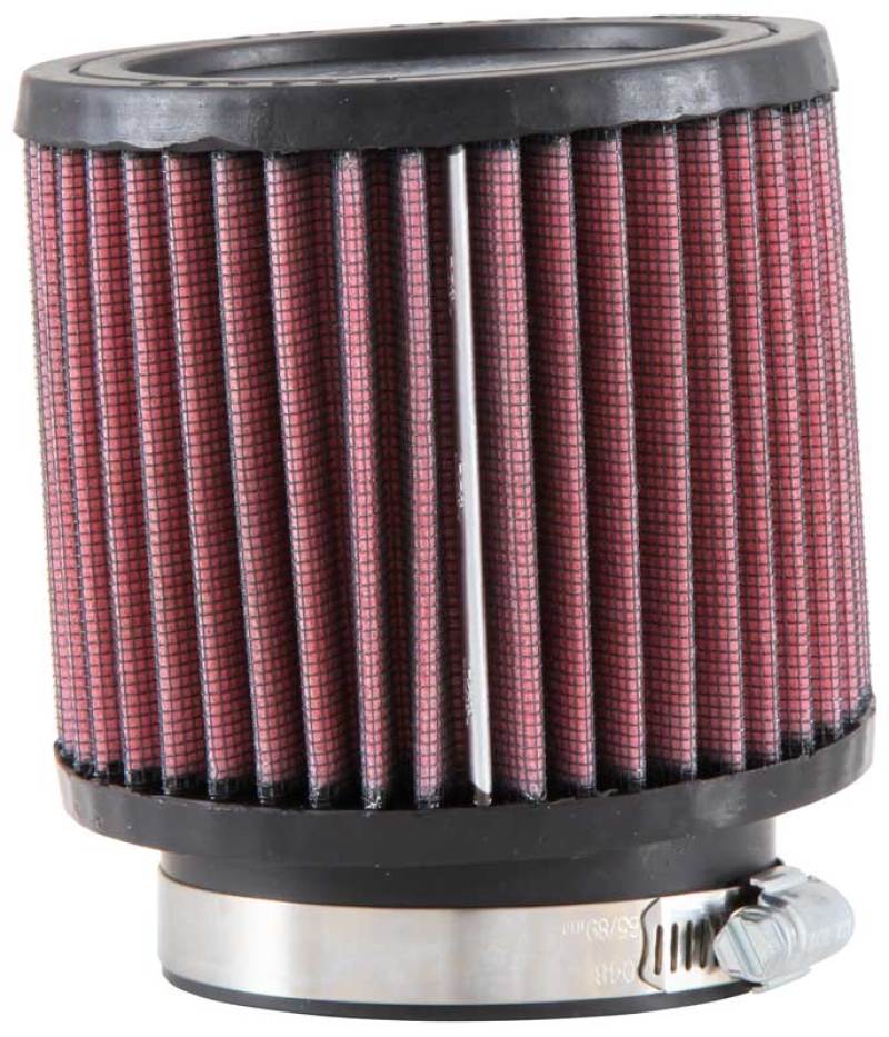 K&N Universal Rubber Filter 3 inch 5 Degree FLG 4 1/2 inch OD 4 inch Height-SR1 Performance