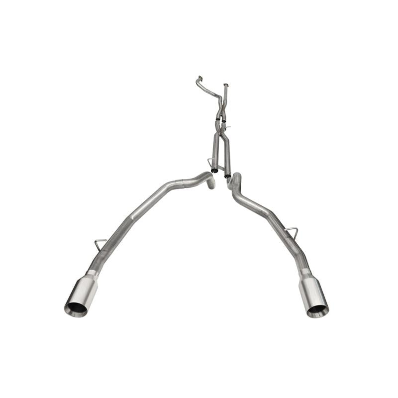 Corsa 2021-2024 Dodge Ram TRX Crew Cab Baja Catback Exhaust Dual Rear Satin Tip-SR1 Performance