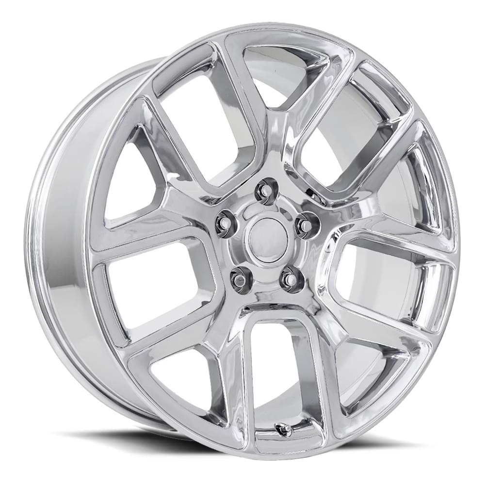 24X10 5x5.5 +25 HB 77.8 19 RAM 1500 CHROME WITH CAP-SR1 Performance