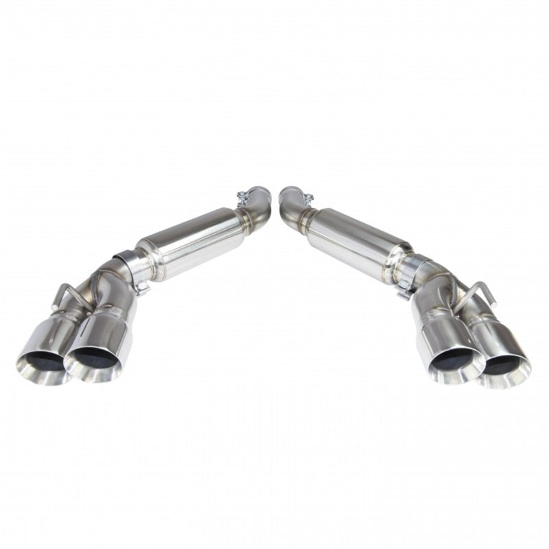 Kooks 2016 + Chevrolet Camaro SS 3in Axle Back Exhaust System w/ Mufflers and Polished Quad Tips-SR1 Performance