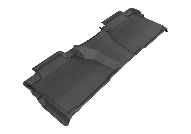 3D MAXpider 2014-2020 Toyota Tundra Double Cab Kagu 2nd Row Floormats - Black-SR1 Performance