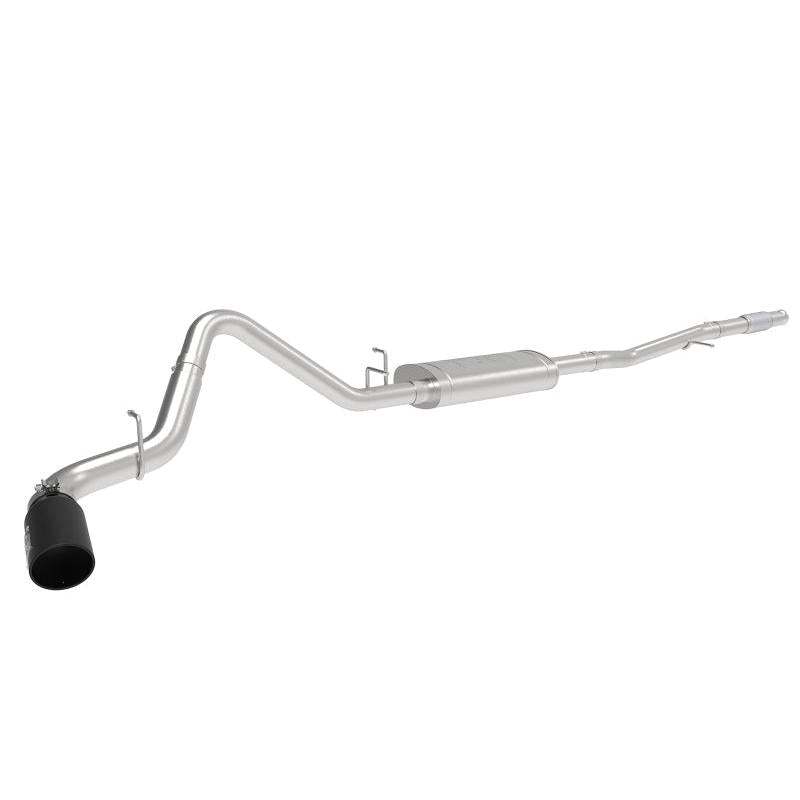 afe Apollo GT Series 2019 GM Silverado/Sierra 1500 4.3L/5.3L 409 SS CatBack Exhaust System w/Blk Tip-SR1 Performance