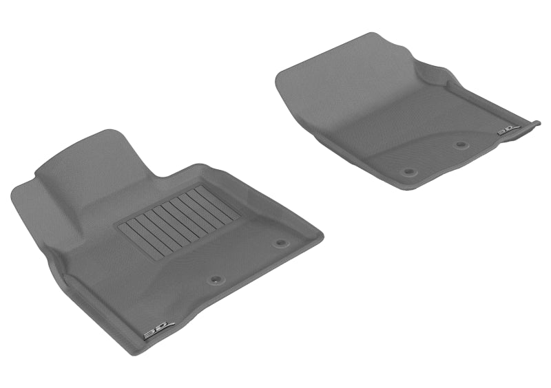 3D MAXpider 2012-2020 Lexus/Toyota LX/Land Cruiser Kagu 1st Row Floormat - Gray-SR1 Performance