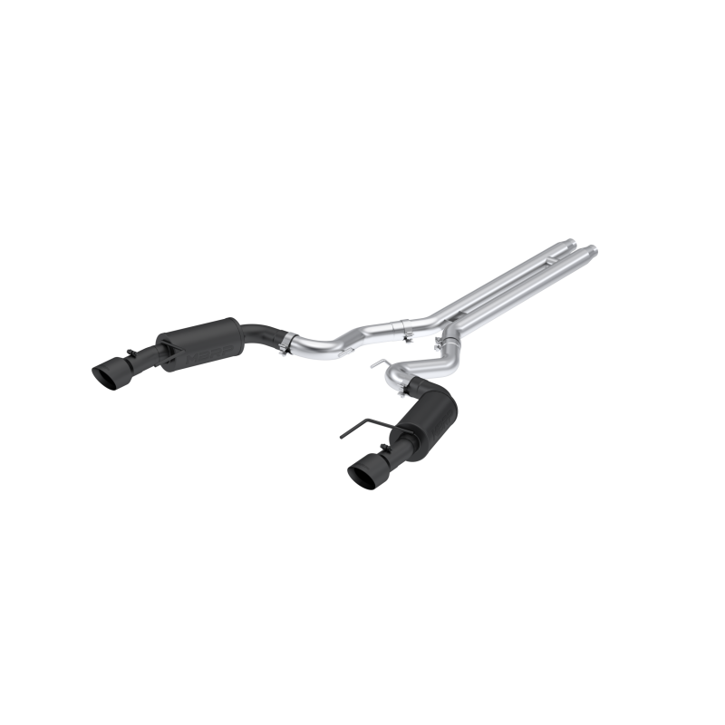 MBRP 2024 Ford Mustang GT S650, 5.0L 3in Cat-Back Dual Split Rear, Black-Coated (street)-SR1 Performance