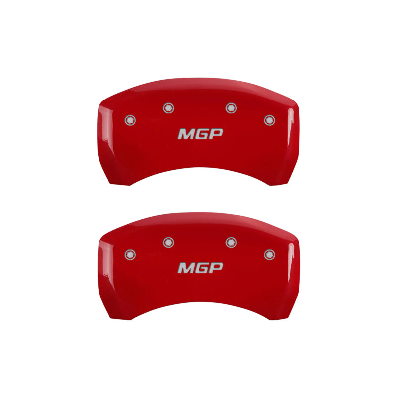 MGP Part Number 23001SMGPRD Red Aluminum Caliper Covers for Mercedes-Benz SLK Models