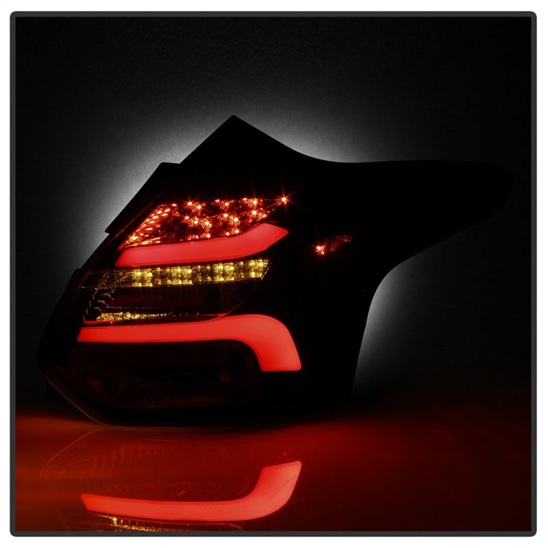 Spyder 12-14 Ford Focus 5DR LED Tail Lights - Black Smoke (ALT-YD-FF12-LED-BSM)-SR1 Performance