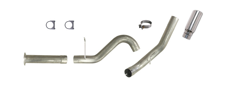 Diamond Eye KIT 4in DPF-BACK SGL SS 07.5-10 CHEVY 6 6L 2500/3500 PCKGD BX46X14X14OD EL-PL-SR1 Performance