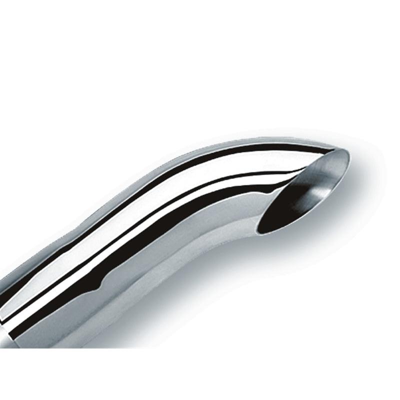 Borla Universal Polished Tip Single Round Turndown/Turnout (inlet 3in. Outlet 3in) *NO Returns*-SR1 Performance