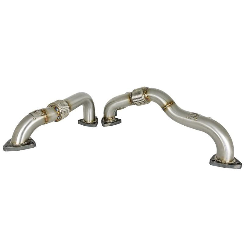 aFe Twisted Steel Header Up-Pipe 08-10 Ford Diesel Trucks V8-6.4L (td)-SR1 Performance
