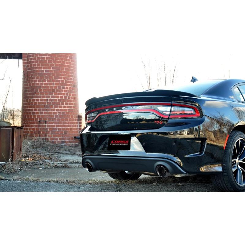 Corsa 2015-2023 Dodge Charger SRT / Scat Pack / R/T 6.4L Polished Sport Cat-Back Exhaust-SR1 Performance