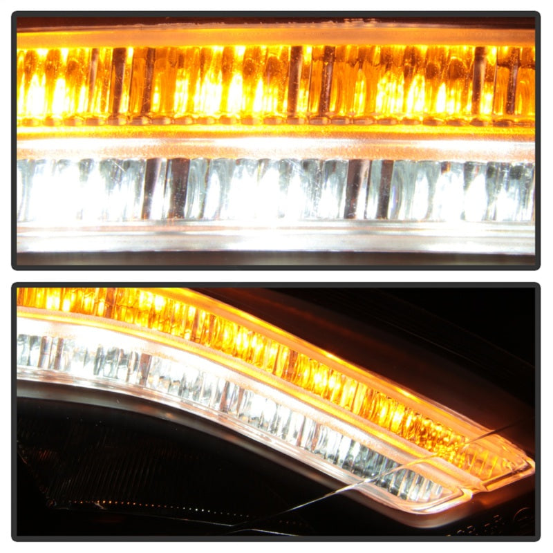 Spyder Mercedes W221 S Class 07-09 Headlights - HID Model Only - Black PRO-YD-MBW22107-HID-DRL-BK-SR1 Performance